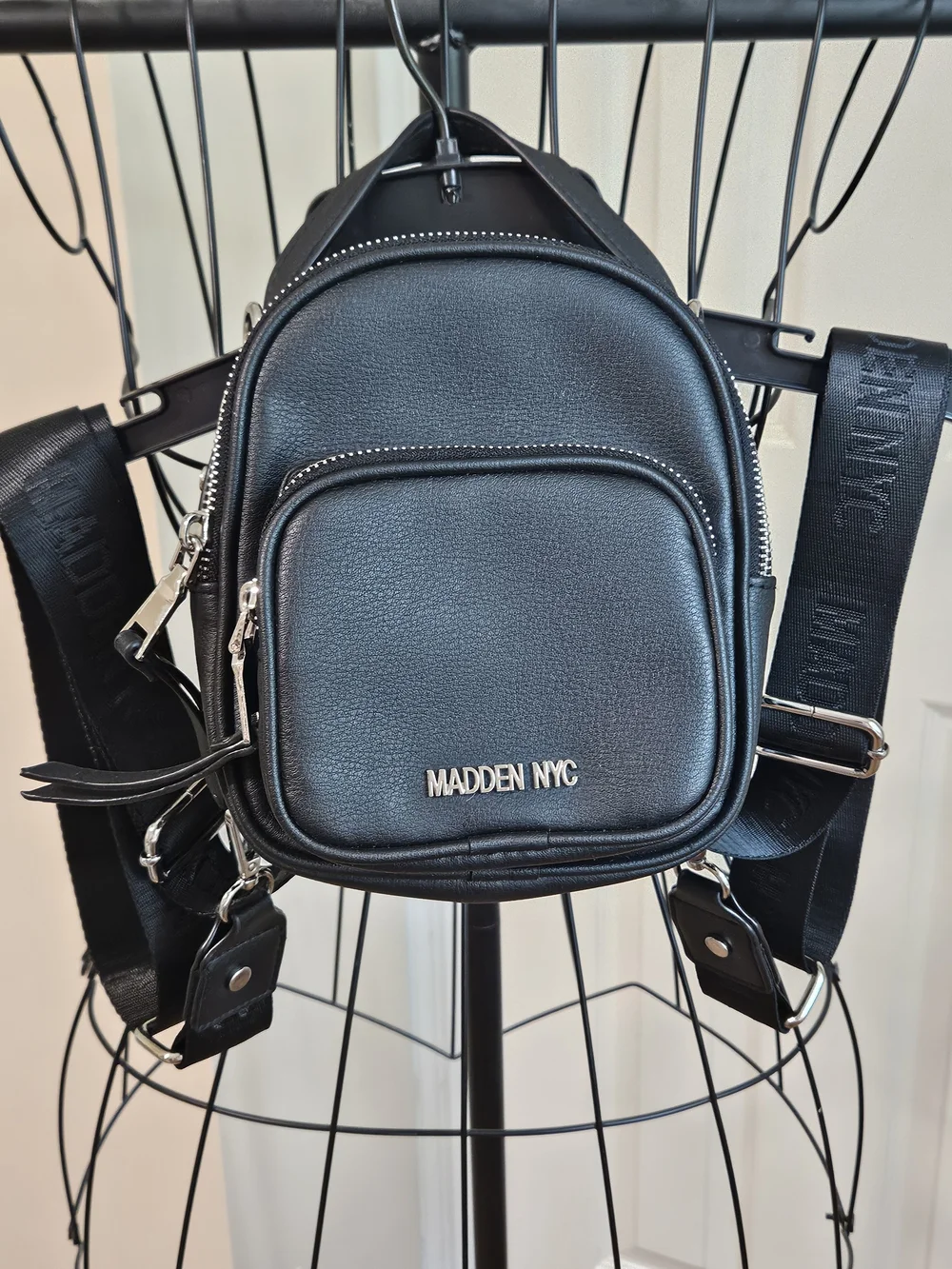 Nwot Black Madden NYC Micro Backpack Back Pack